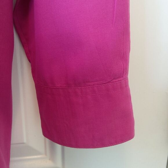 Get Lucky fuchsia western shirt with rhinestones and embroidered details - Picture 7 of 13